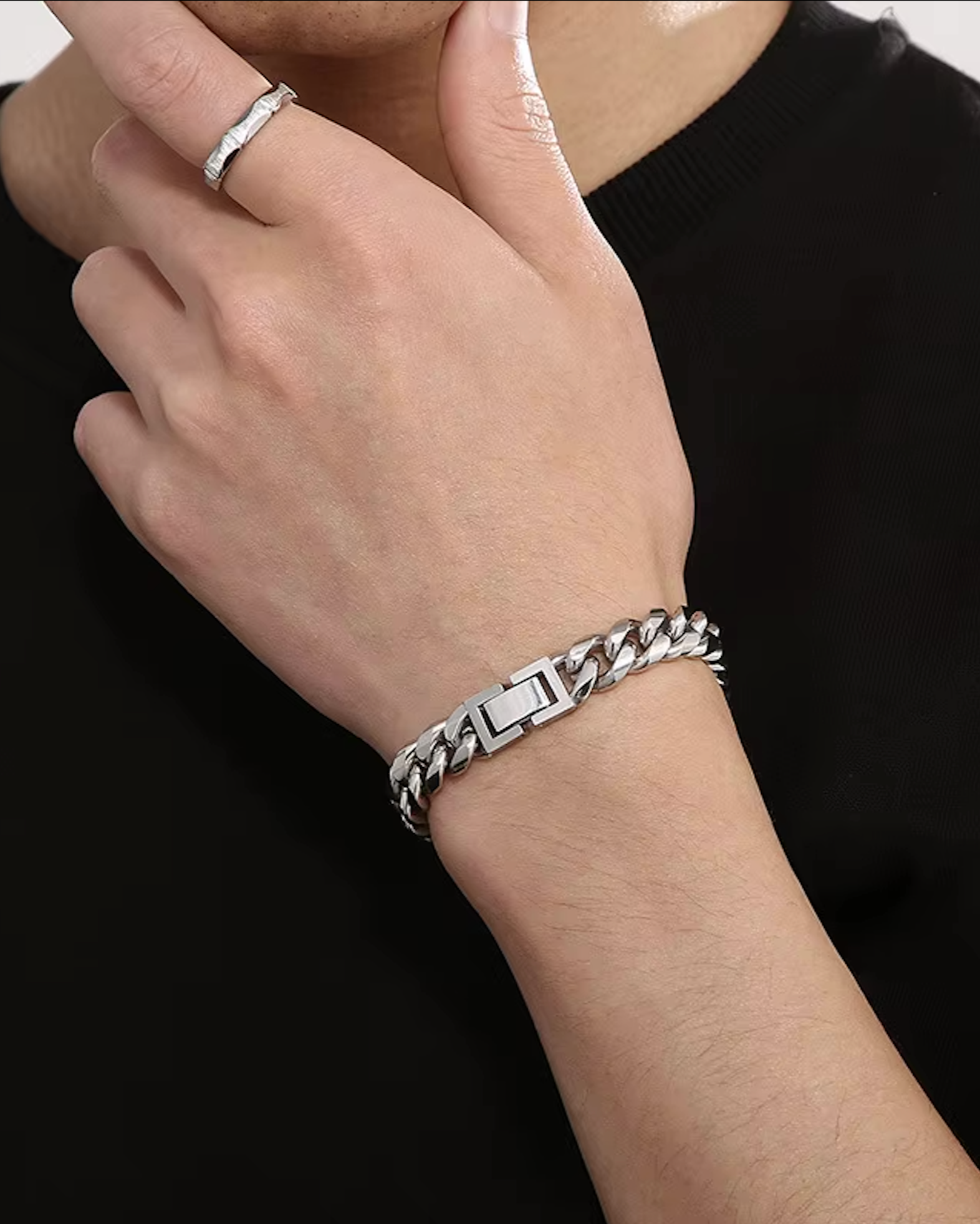 Cubana Bracelet Silver 7mm